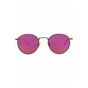 Round-Frame Titanium Sunglasses